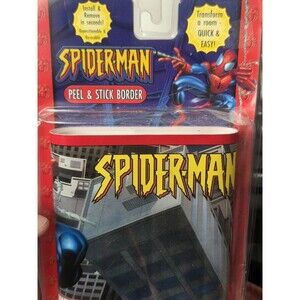 Spiderman Peel and Stick Border Marvel New